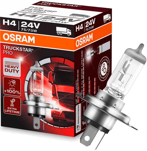 Lâmpada Caminhão Osram Truckstar Pro H4 70W