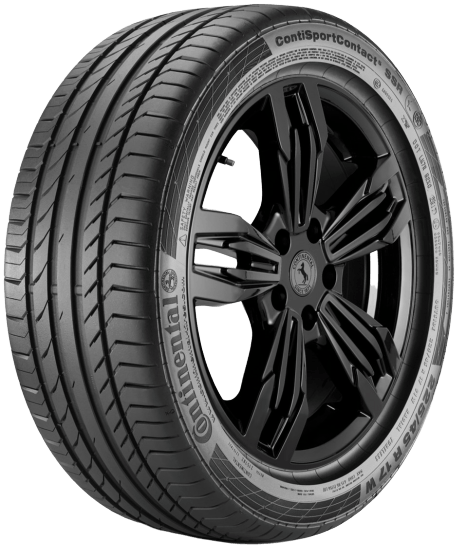 Pneu Continental aro 19 - 255/45R19 - ContiSportContact 5 SUV - 100V - Pneu Original Tiguan R-Line