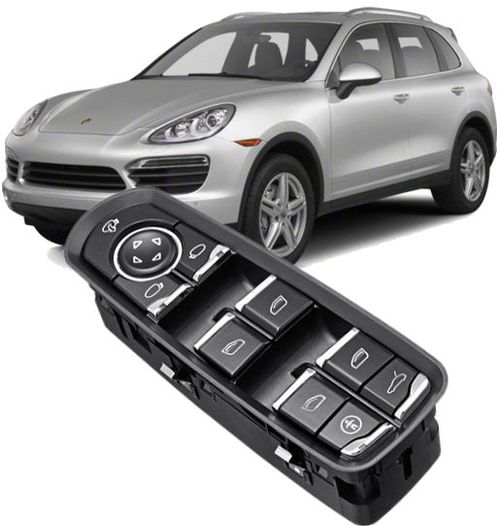 Botao Vidro Eletrico Porsche Cayenne Panamera Macan - 7pp959858h
