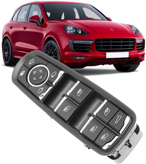 Botao Vidro Eletrico Porsche Cayenne Panamera Macan - 7pp959858a