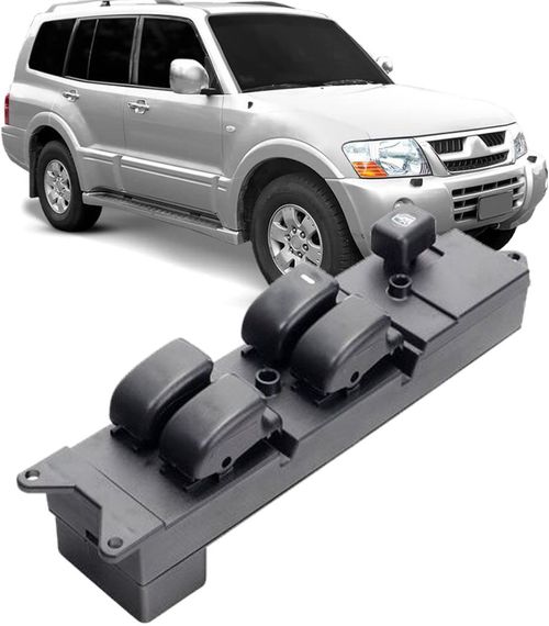 Botao Interruptor Vidro Eletrico Mitsubishi Pajero Full e Sport de 2000 À 2006 - Mr445654