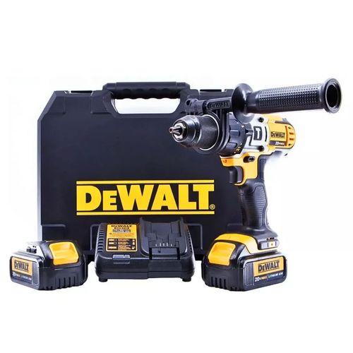 PARAFUSADEIRA /FURADEIRA IMPACTO 1/2 20V MAX LITHIUN ION 3 VELOC VARIAV - 2BAT CARREG E MALETA - DCD985L2-B2 - DEWALT