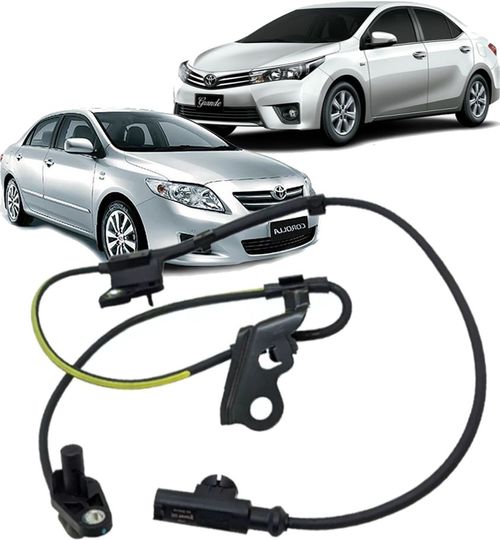 Sensor Freio Abs Corolla 1.8 e 2.0 16V de 2009 À 2019 - 89542-02110 - Dianteiro Direito