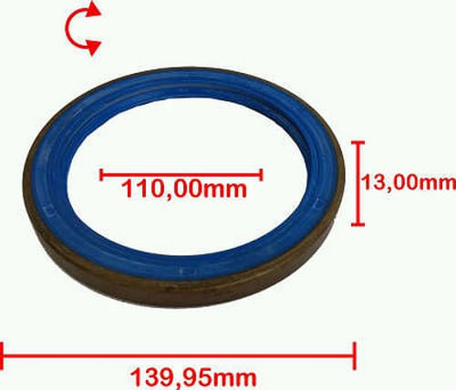 RETENTOR DA RODA TRAS - MERCEDES OM321 OM352