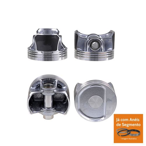 PISTAO COM ANEL - FIAT NOVO PALIO UNO 1.4 8V EVO FLEX APOS 2011