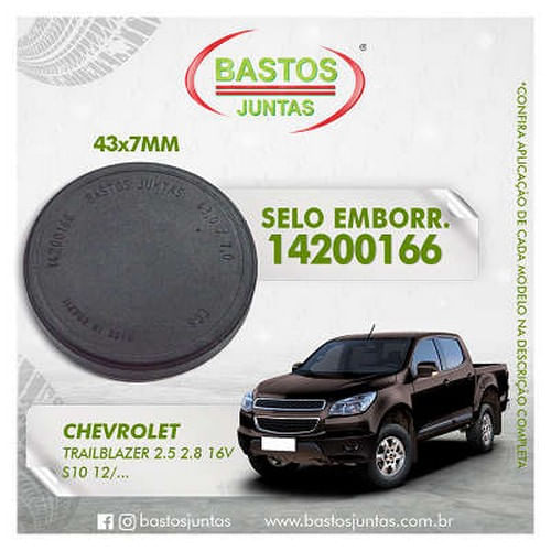 SELO EMBORRACHADO - GM S10 | TRAILBLAZER 2.8 16V - DURAMAX - 43 X 7 MM