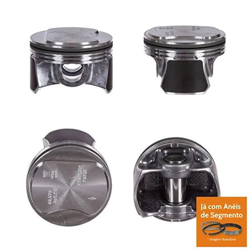 PISTAO COM ANEL - FIAT NOVO PALIO UNO 1.0 8V EVOTEC FLEX APOS 2011