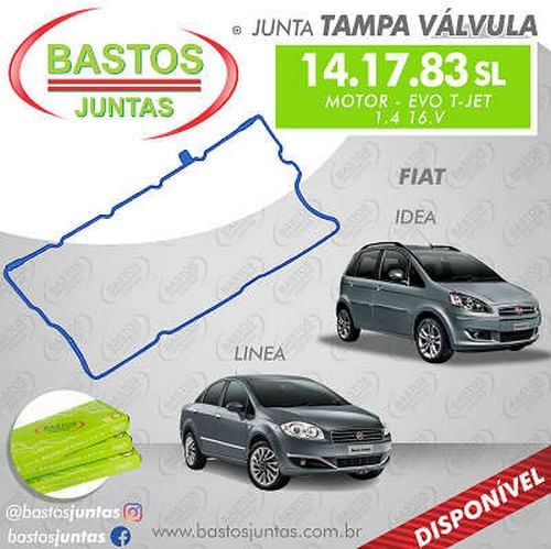 JUNTA DA TAMPA DE VALVULA - FIAT 500 PUNTO IDEA BRAVO LINEA 1.4 16V EVO T-JET