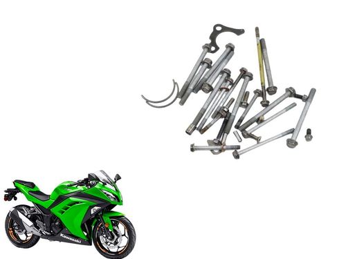 Kit Parafuso Carcaça Motor Kawasaki Ninja 300 13-18