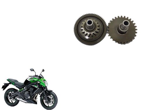 Engrenagem Redução Dupla Partida Kawasaki Er-6n 08-17