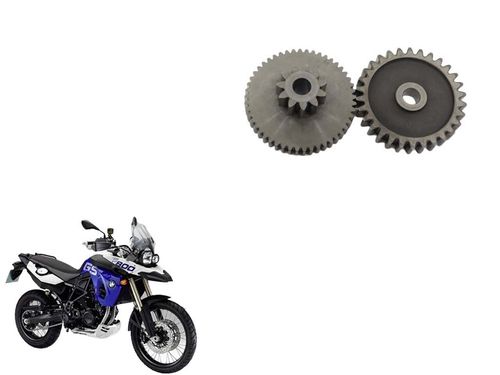 Engrenagem Redução Dupla Partida Bmw F 800 Gs 09-18