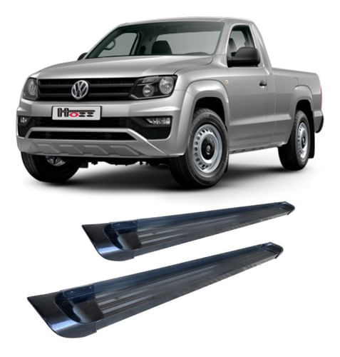 Estribo Amarok Alumínio Cabine Simples Preto