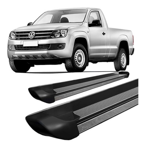 Estribo Amarok Personalizado Preto Fosco C Simples