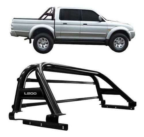 Santo Antonio Duplo L200 Gl/gls/sport/outdoor Preto - Preto