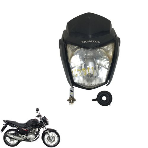 Frente Farol com Lampada CG 150 Fan 2014 Original Seminovo