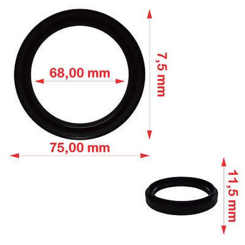 RETENTOR DA RODA - DIANTEIRA MITSUBISHI L200 2.5 PAJERO 2.5 E 2.8