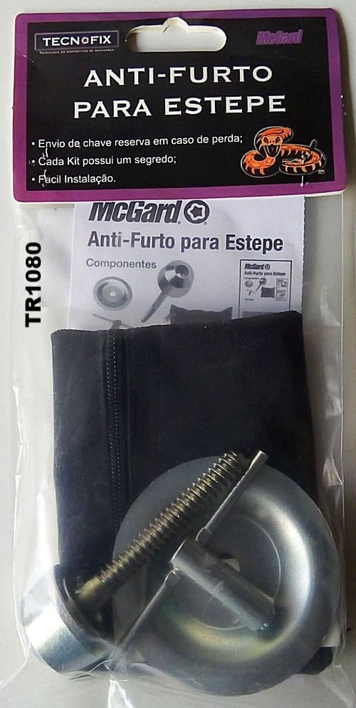 Kit Antifurto de estepe interno modelo TR06165