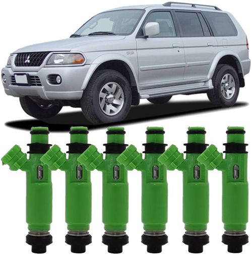 Kit 6 Bico Injetor Pajero 3.0 V6 24v À Gasolina de 1997 À 2006