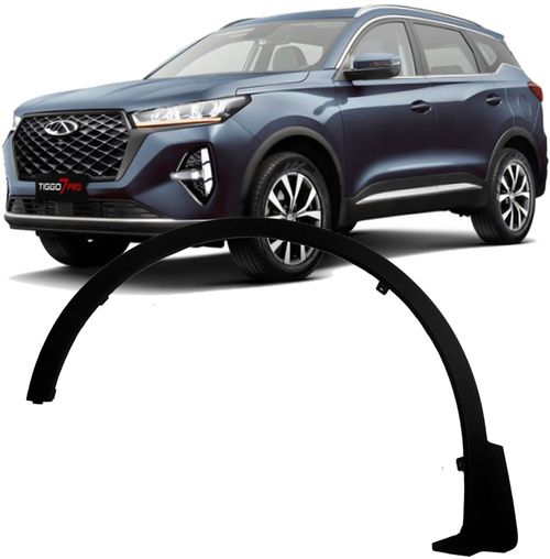 Moldura Paralama Chery Tiggo 7 Pro 1.6 Tgdi de 2022 À 2025 - Dianteiro Esquerdo