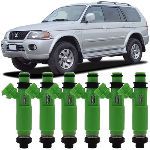 Kit 6 Bico Injetor Pajero 3.0 V6 24v À Gasolina de 1997 À 2006 - 195500-3170