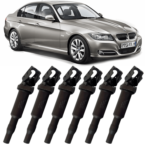 KIT 6 BOBINA IGNICAO BMW 120I 320I 330I 325I X1 X3 X5 X6 3.0