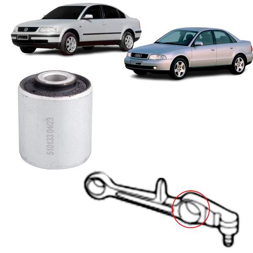 Bucha do Braço Reto Inferior Audi A4 A8 1994 A 2002/ Volkswagen Passat 1996 A 2000