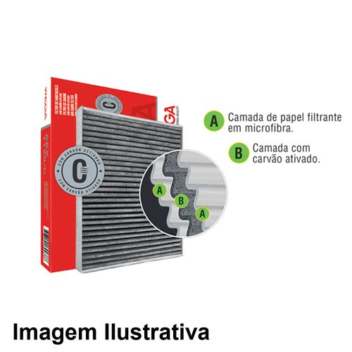 Filtro Ar Cabine Hyundai Elantra 2017 a 2020 - 799416 - AKX2023
