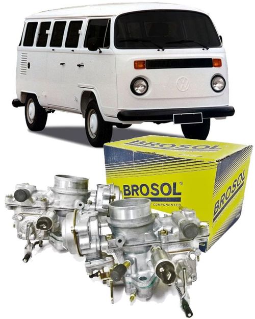Carburador Kombi 1600 Gasolina de 1982 à 1997 PDSIT/2 Solex Brosol - Par