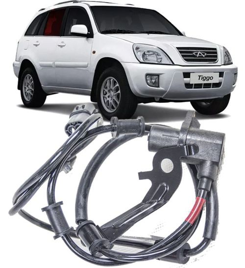 Sensor Freio Abs Chery Tiggo 2.0 16V de 2009 À 2013 Dianteiro Direito - T11-3550040