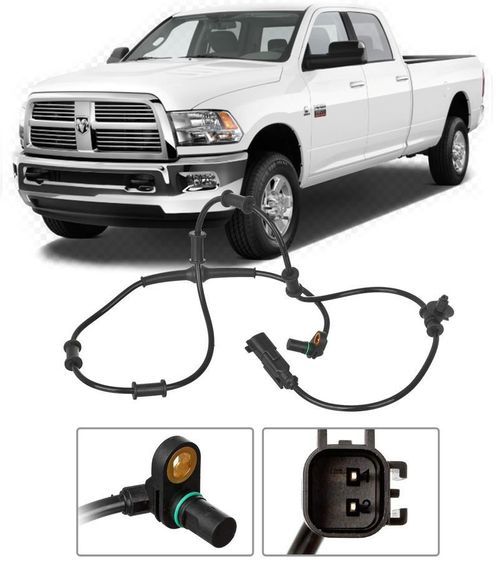 Sensor Freio Abs Dianteiro Dodge Ram 1500 2500 5.7 V8 e 6.7 L6 a Diesel Direito ou Esquerdo de 2009