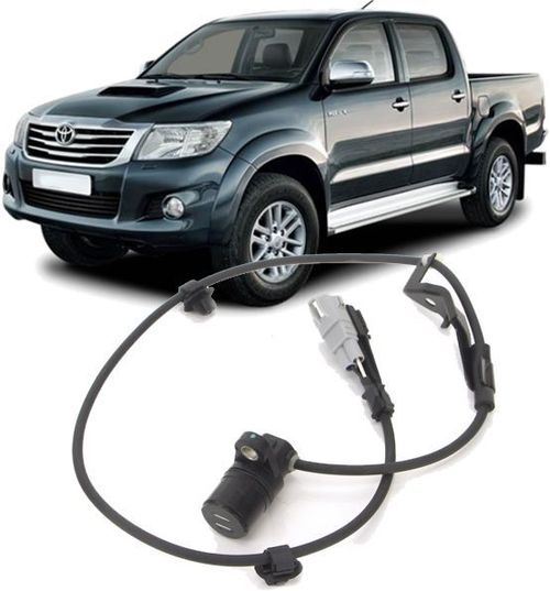Sensor Freio Abs Hilux 3.0 Diesel e 2.7 Flex de 2012 À 2015 - Traseiro Direito - 89545-0K070