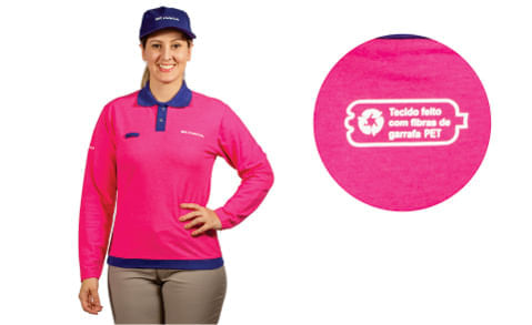 camisa polo promotor feminina manga longa p 1    / UN / Brmania