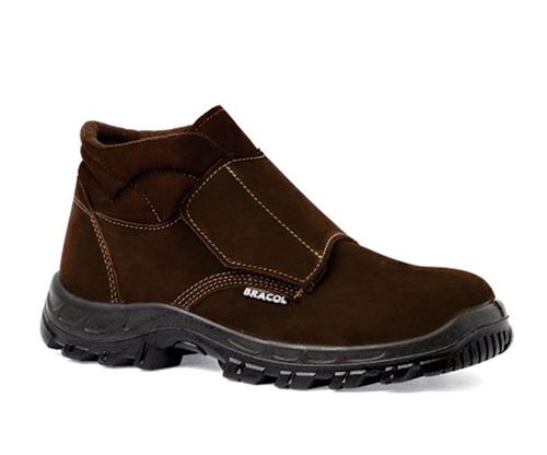Botina Marrom Velcro n42 – Bracol