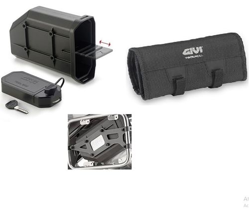 Combo Caixa Ferramenta + Bolsa Givi Bmw R1200/ 1250 Gs Adventure (suporte Original)