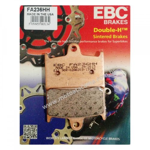 Pastilha Ebc- Fa236hh Tiger 1200 D Ate 2016 (2 Discos Dianteiro)
