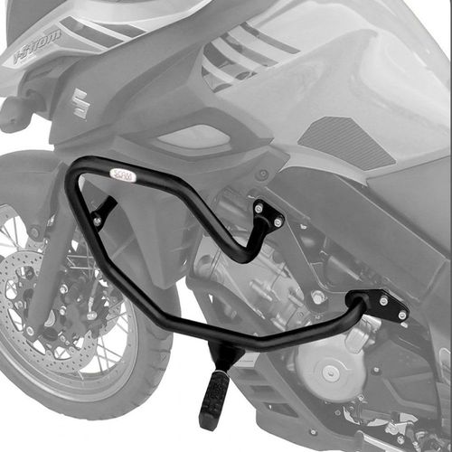 Protetor Motor Scam Vstrom 650 2014+ C/ Pedaleira Sptop362