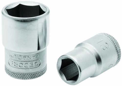 Soquete Sextavado Curto Encaixe 1/2 - 09Mm - 19 - 015.004 - Gedore