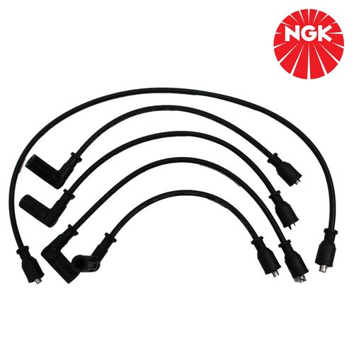 Jogo de Cabos de Vela NGK Fiat Uno Elba Premio Todos com Motor Carburado 1.5 e 1.6 84 até 91
