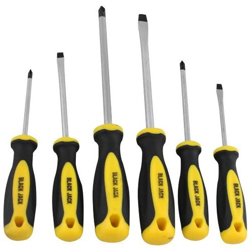 Jogo Chaves De Fenda E Phillips 6P - Black Jack