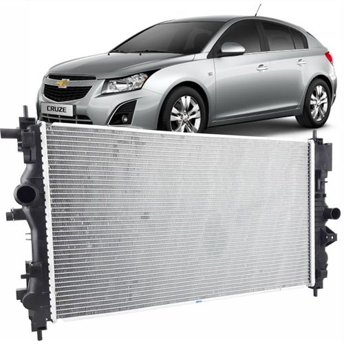 Radiador Valeo Chevrolet Cruze 1.8 16v Hatch e Sedan 2010 até 2016 Câmbio Manual