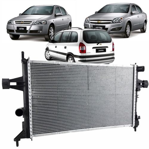 Radiador Magneti Marelli Chevrolet Astra 99 até 2009 Vectra 06 até 2009 Zafira 2001 até 2009 Todos com Ar Condicionado e com Câmbio Manual