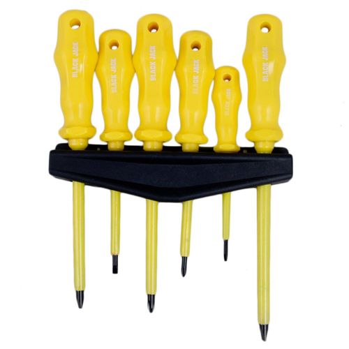 Chaves De Fenda E Phillips Haste Isolado 6 Peças Crv - Black Jack