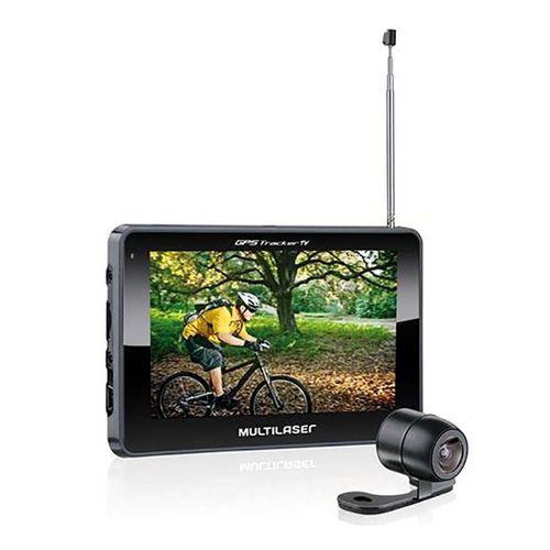 GPS Multilaser Tracker TV LCD 4,3 Pol. Touch FM Câmera de Ré Avin - GP035