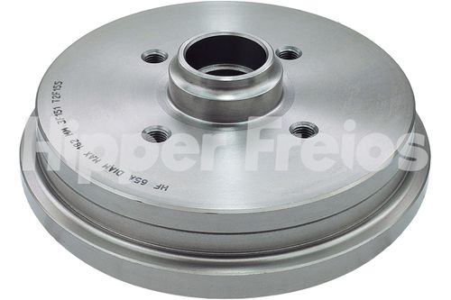 CAMPANA TRASEIRA (C/CUBO) (4F) (180MM) / GOL 08-13 1.0/1.6 8V G.V / HIPPER FREIOS HF65A