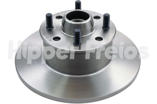 Disco Freio ( Diant) Solido ( 4f) ( C/ Cubo) / Chevette 80- / Hipper Freios Hf22