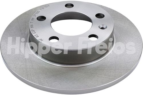 DISCO FREIO (TRAS) (SOLIDO) (5 FUROS) (232MM) / GOLF 99-09  1.8T,  99-13 1.6/2.0 / HIPPER FREIOS HF-83