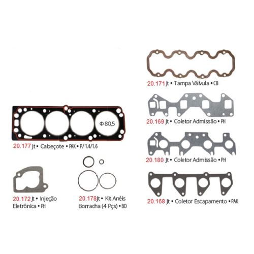 JT RET VAL CORSA1.4/6 8V 201023 JT RETIF VAL CORSA 1.4 8V PATHWAY   Jogo