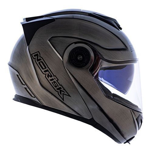 capacete NORISK ROUTE FF345 IRON CHROME