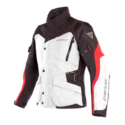 JAQUETA DAINESE TEMPEST 2 D-DRY BRANCO/PRETO