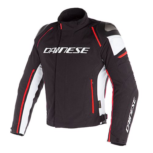 JAQUETA DAINESE RACING 3 D-DRY PRETO/VERMELHO